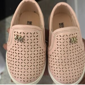 Michael Kors Kids Pink Slip-On Sneakers